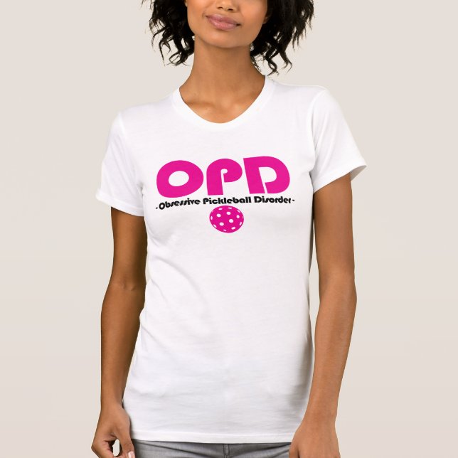 Camiseta Divertido trastorno obsesivo del baloncesto OPD (Anverso)