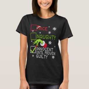 Camiseta Divertido Travieso Inocente Hasta que se pruebe su