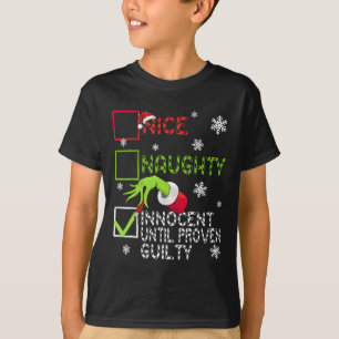 Camiseta Divertido Travieso Inocente Hasta que se pruebe su