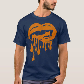 Camiseta Divertido truco de Fiesta de los labios de Hallowe