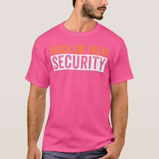 Camiseta Divertido truco de Halloween o trato de seguridad