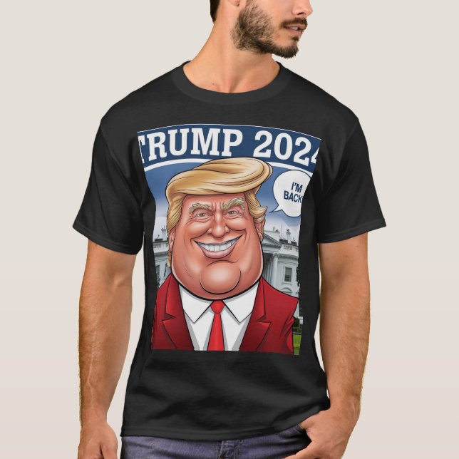 Camiseta Divertido Trump 2024 (Anverso)