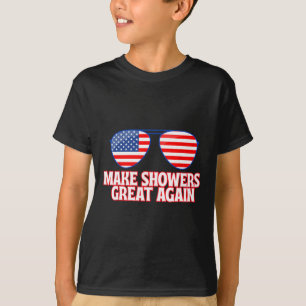 Camiseta Divertido Trump América 2025 Ducha Divertida Meme 