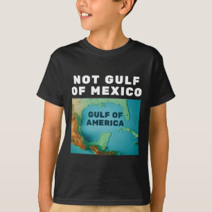 Camiseta Divertido Trump América Golfo No Golfo De México 1