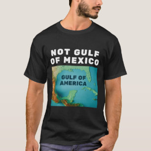 Camiseta Divertido Trump América Golfo No Golfo De México 1