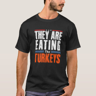 Camiseta Divertido Trump diciendo que están comiendo los pa