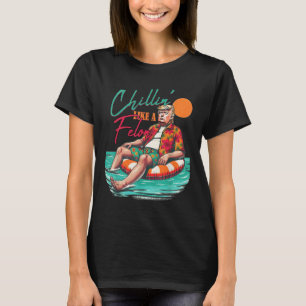 Camiseta Divertido Trump Escalofriante Como Un Verano Felón