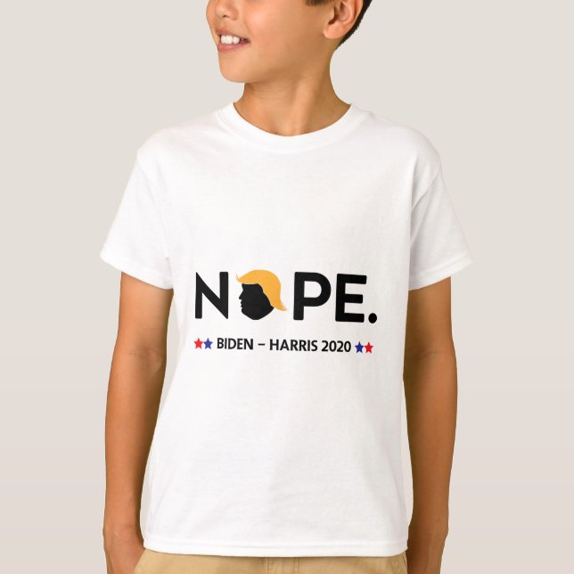 Camiseta Divertido Trump Nope  (Anverso)