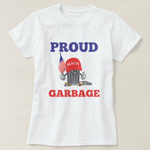 Camiseta Divertido Trump orgulloso Personalizado MAGA basur