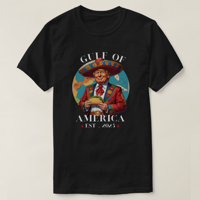 Camiseta Divertido Trump Shirt Golfo De Estados Unidos Este (Diseño del anverso)