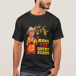 Camiseta Divertido Trump Tet Binh Ngo 2026 Haz que Tet sea