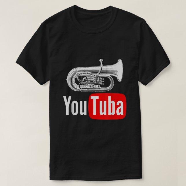Camiseta Divertido Tuba Marchando Banda  (Diseño del anverso)