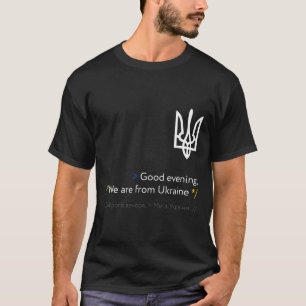 Camiseta Divertido Ucrania Ruso Buenas Noches Somos De Ukr