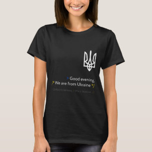 Camiseta Divertido Ucrania Ruso Buenas Noches Somos De Ukr