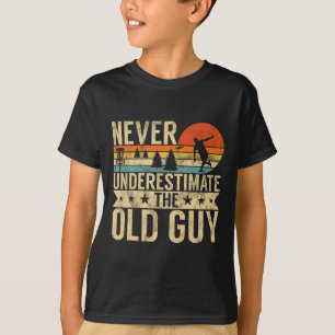 Camiseta Divertido Ultimate Frisbee El Viejo Tipo Disc Golf