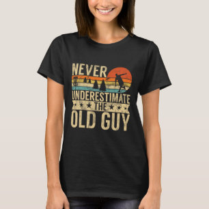 Camiseta Divertido Ultimate Frisbee El Viejo Tipo Disc Golf