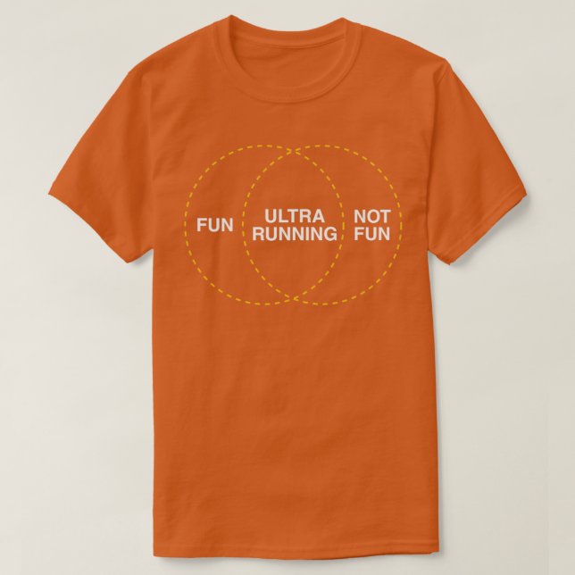 Camiseta Divertido ultra corriendo no divertido diagrama de (Diseño del anverso)