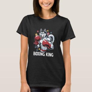Camiseta Divertido Un Husky Boxeador Rey Boxeo Deporte Fuer