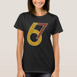 Camiseta Divertido Vamos a Enviar 67 Meme Seis Siete 6 7end