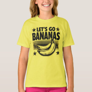Camiseta Divertido Vamos Bananas Molestos Grunge Meme
