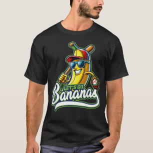 Camiseta Divertido Vamos Bananas Shirt Corta Banana Para Lo
