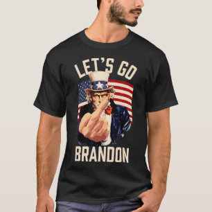 Camiseta Divertido Vamos Brandon Tío Sam Vamos Brandon