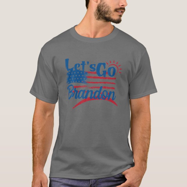 Camiseta Divertido Vamos Branson Brandon Conservador Anti L (Anverso)