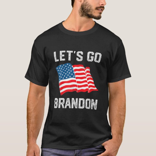 Camiseta Divertido Vamos Branson Brandon Conservador Anti L (Anverso)