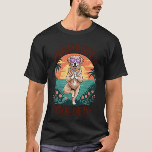 Camiseta Divertido Veterinario Padre Perro Retriever Dorado