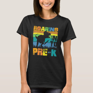 Camiseta Divertido viaje a los dinosaurios pre-K de vuelta