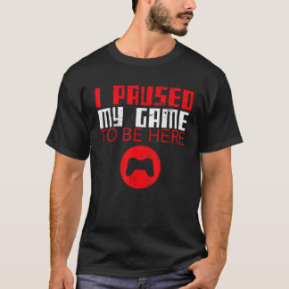 Camiseta Divertido videojuego en el que he parado mi juego