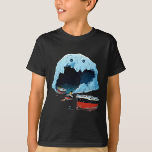 Camiseta Divertido Videojugador del Titanic RMS Barco de Cr