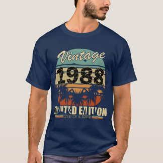 Camiseta Divertido vintage 1988