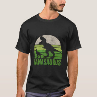 Camiseta Divertido vintage Nanasaurus Apparel Funny Nana Tw