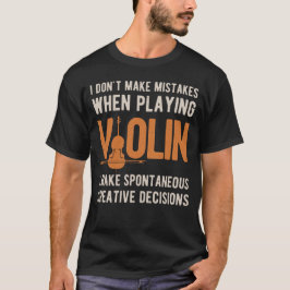 Camiseta Divertido violín