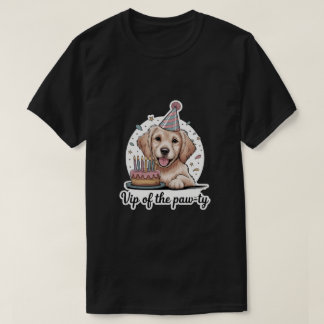 Camiseta Divertido "VIP de la Fiesta de las Patas" Cumpleañ