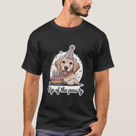 Camiseta Divertido "VIP de la Fiesta de las Patas" Cumpleañ