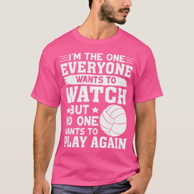 Camiseta Divertido voleibol (Anverso)