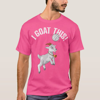 Camiseta Divertido voleibol que voy a este voleibol de cabr