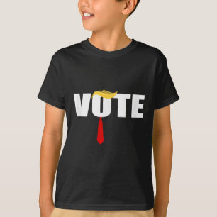 Camiseta Divertido voto de Trump 2024 con el pelo de Trump 
