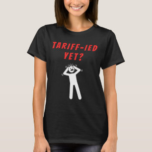 Camiseta Divertido y aterrador arancel anti-trump Poli