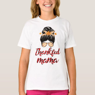 Camiseta Divertido y desordenado bollo, una mujer agradecid