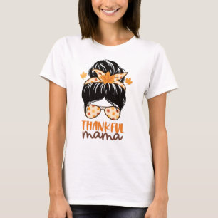 Camiseta Divertido y desordenado bollo, una mujer agradecid