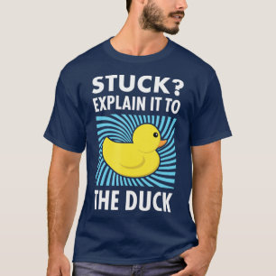 Camiseta Divertido y divertido programador atascado de la d