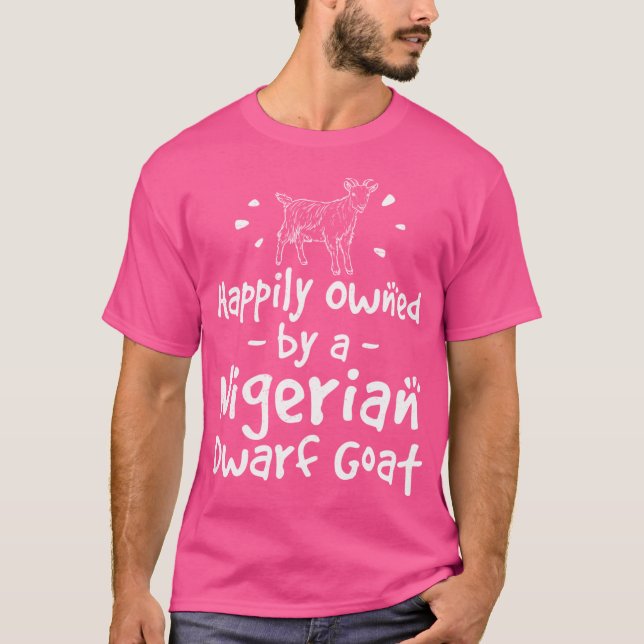 Camiseta Divertido Y Feliz De Ser Propiedad De Un Enano Nig (Anverso)