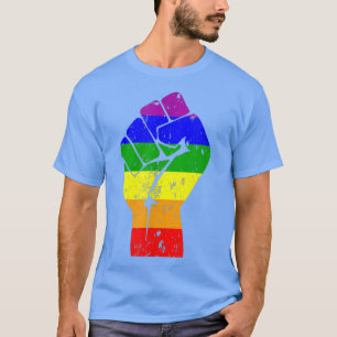 Camiseta Divertido y gracioso gay gay gay con bandera arcoi