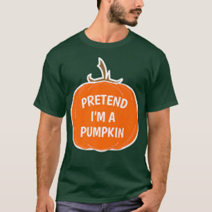 Camiseta Divertido y simple pretender que soy un Halloween