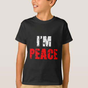 Camiseta Divertido Yo Vengo En Paz Soy Paz Pareja Combinada