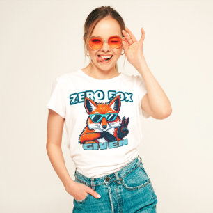 Camiseta Divertido "Zorro Cero"