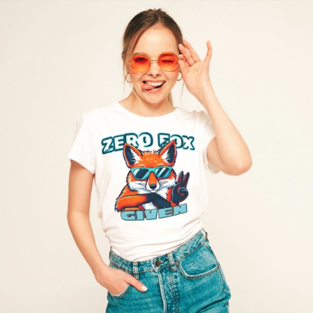 Camiseta Divertido "Zorro Cero" (Subido por el creador)
